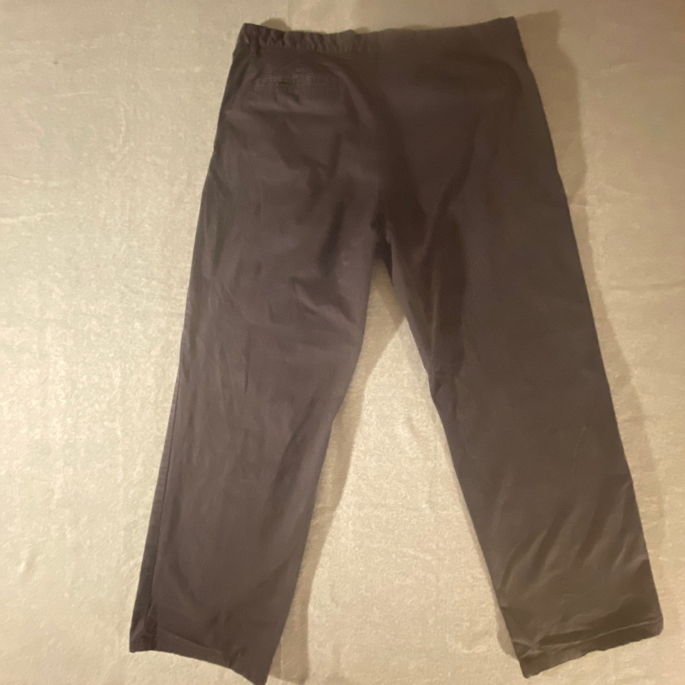 7 Diamonds Mens Straight Fit Pants Charcoal Black Cotton Lycra 38/30